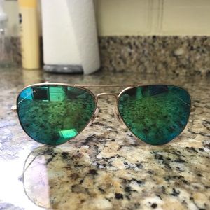 Ray Ban Aviator Classic Blue/Green/Gold